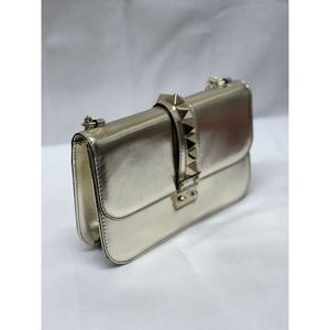 VALENTINO ROCKSTUD GOLD HANDBAG